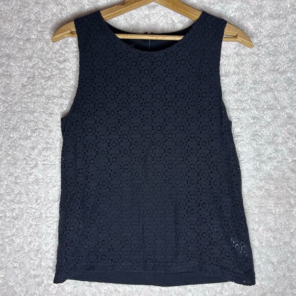 Talbots Black Lace‎ Tank Top Size Small - Picture 1 of 5